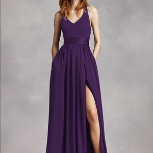 Vera Wang Amethyst Bridesmaid dress